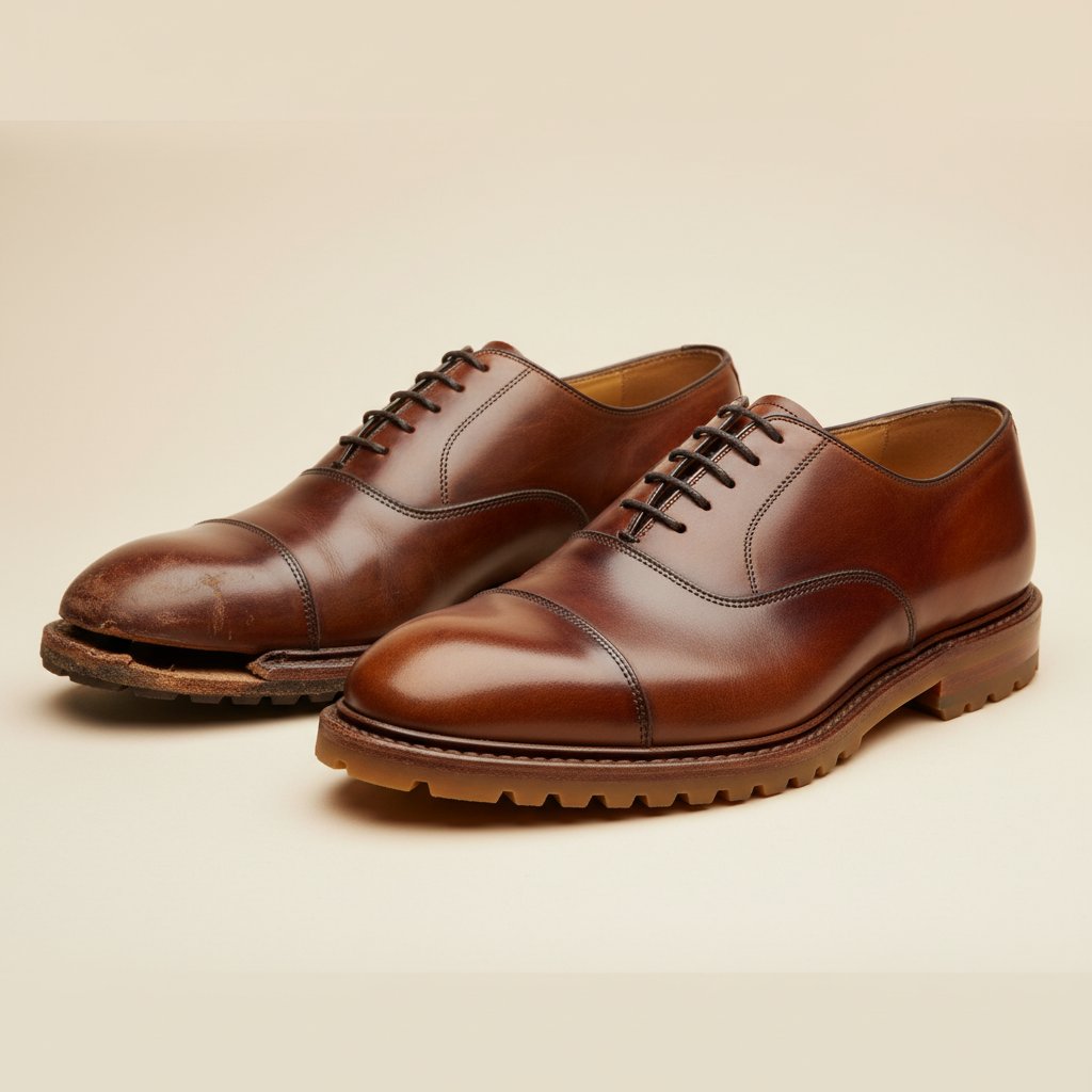 Vintage Leather Boots Restoration